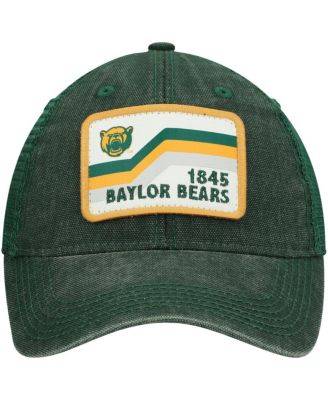 Men's Green Baylor Bears Sun & Bars Dashboard Trucker Snapback Hat