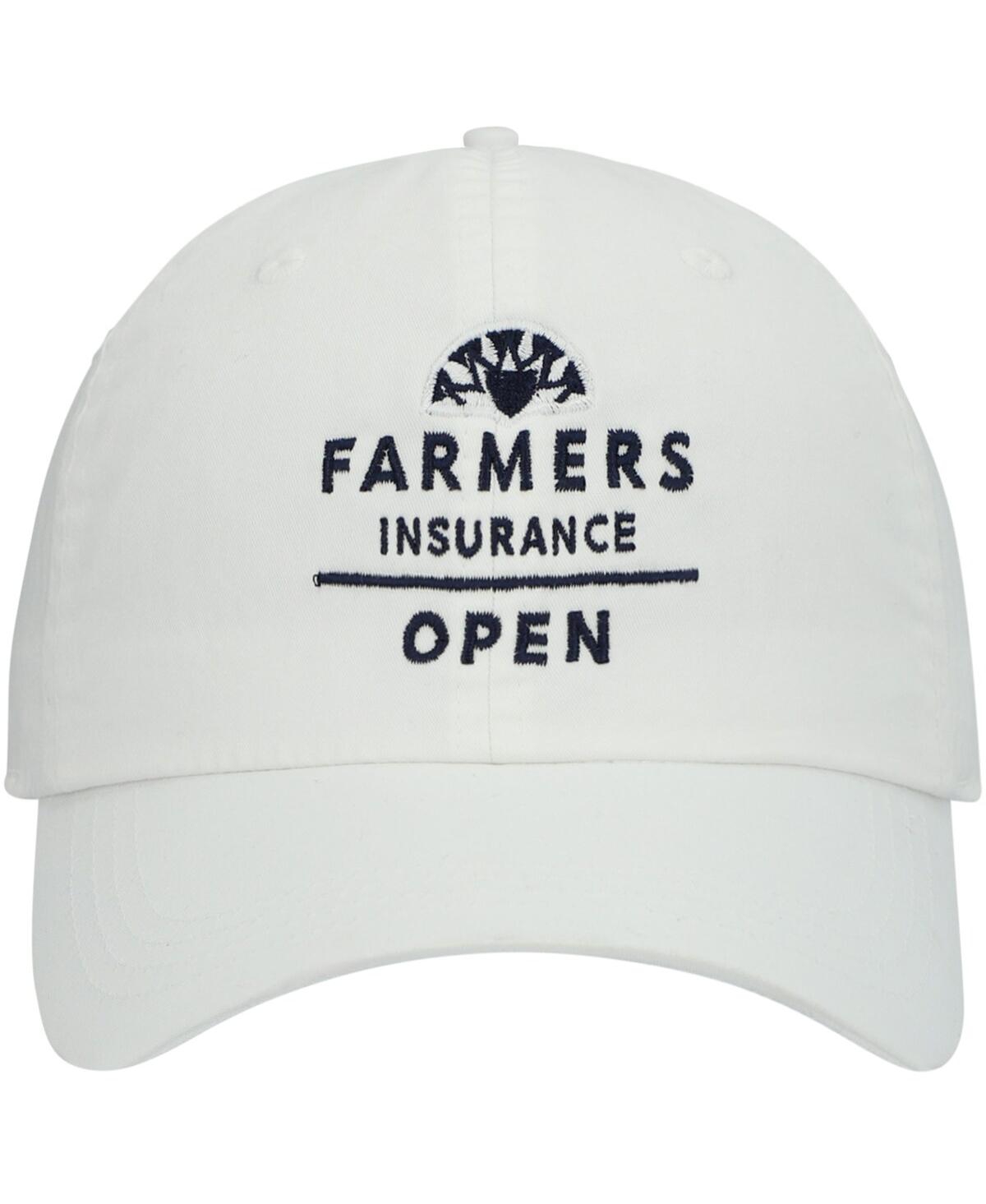 Shop Ahead Men's  White Farmers Insurance Open Shawmut Adjustable Hat
