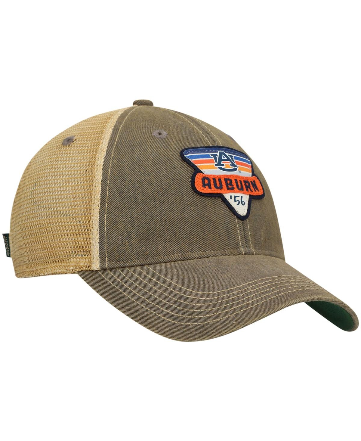 Shop Legacy Athletic Men's Gray Auburn Tigers Legacy Point Old Favorite Trucker Snapback Hat