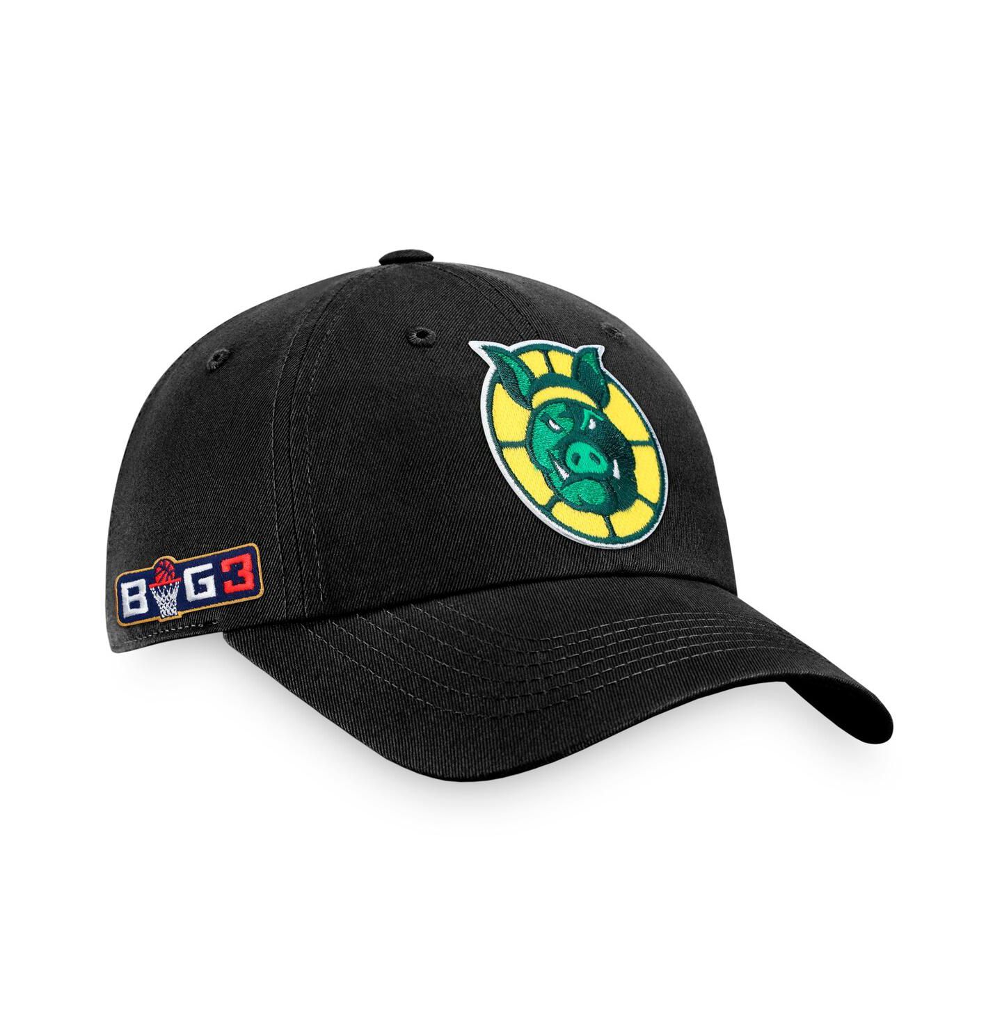 Мужская кепка Fanatics Black Ball Hogs Core Adjustable Hat — фото 4