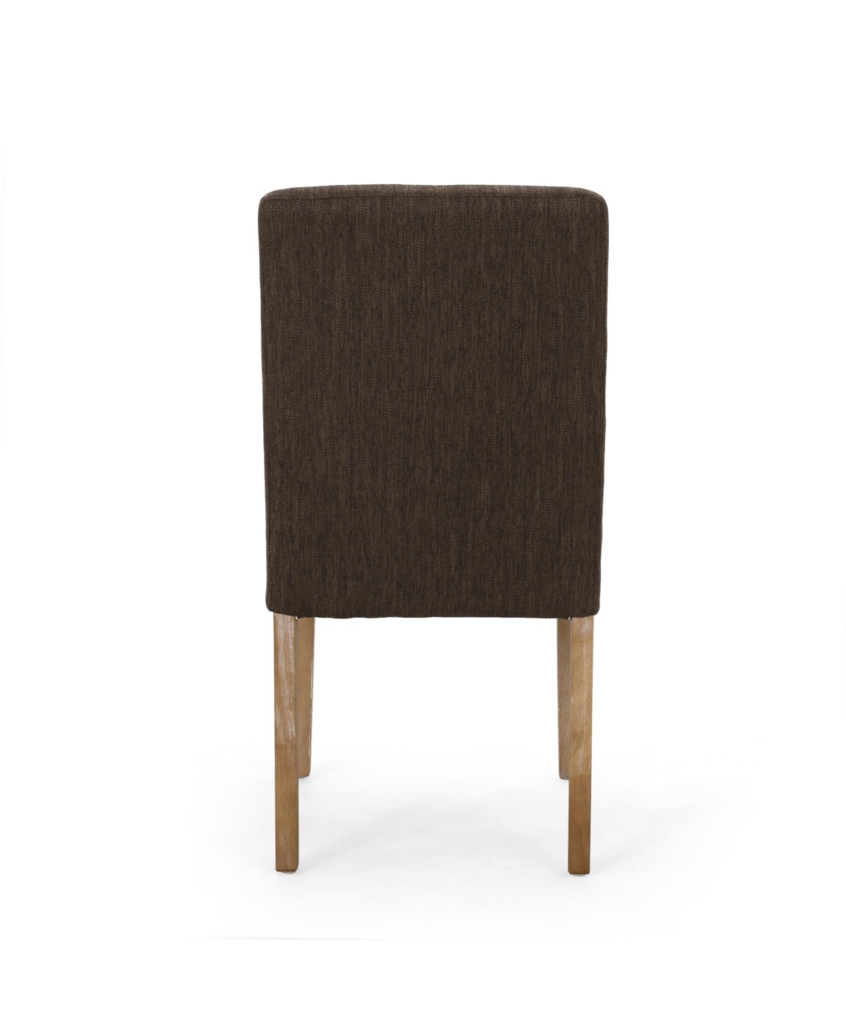 Noble House Kuna Contemporary Upholstered Dining Chair Set, 2 Piece In Brown