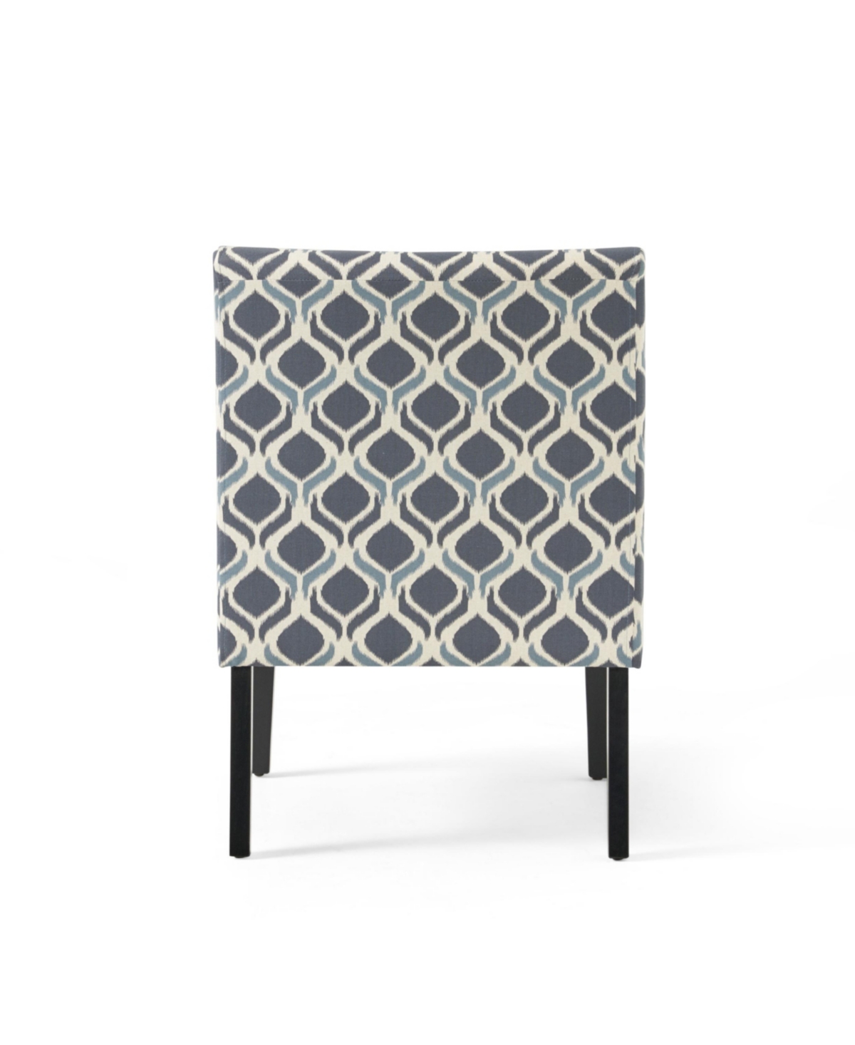 Noble House Kassi Contemporary Fabric Slipper Accent Chair In Blue