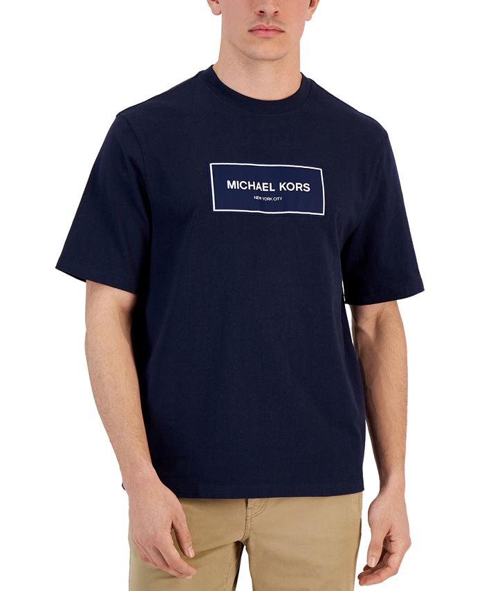 Michael Kors Men's Flagship Box Logo T-Shirt & Reviews - T-Shirts - Men -  Macy's