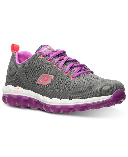 Skechers Womens Skech Knit Memory Foam Training Sneakers
