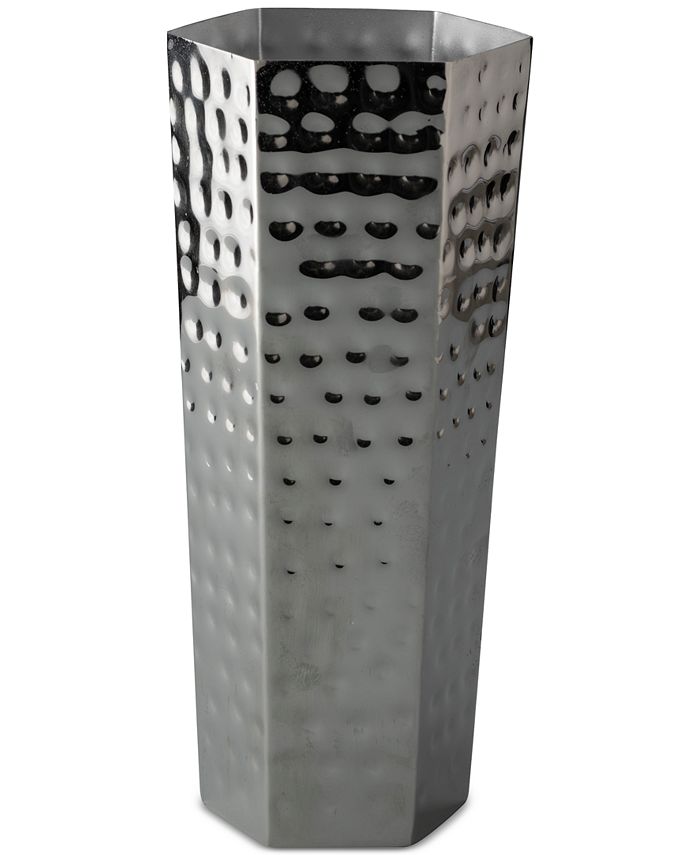 Chic Chill Stainless Steal HandCrafted Flower Vase Macy's