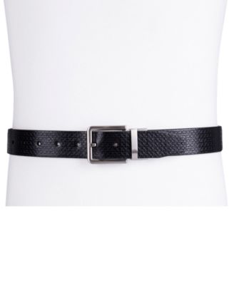 Men's Micro Logo Strap Reversible Casual Belt