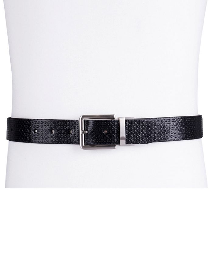 Calvin Klein Men's Micro Logo Strap Reversible Casual Belt - Macy's