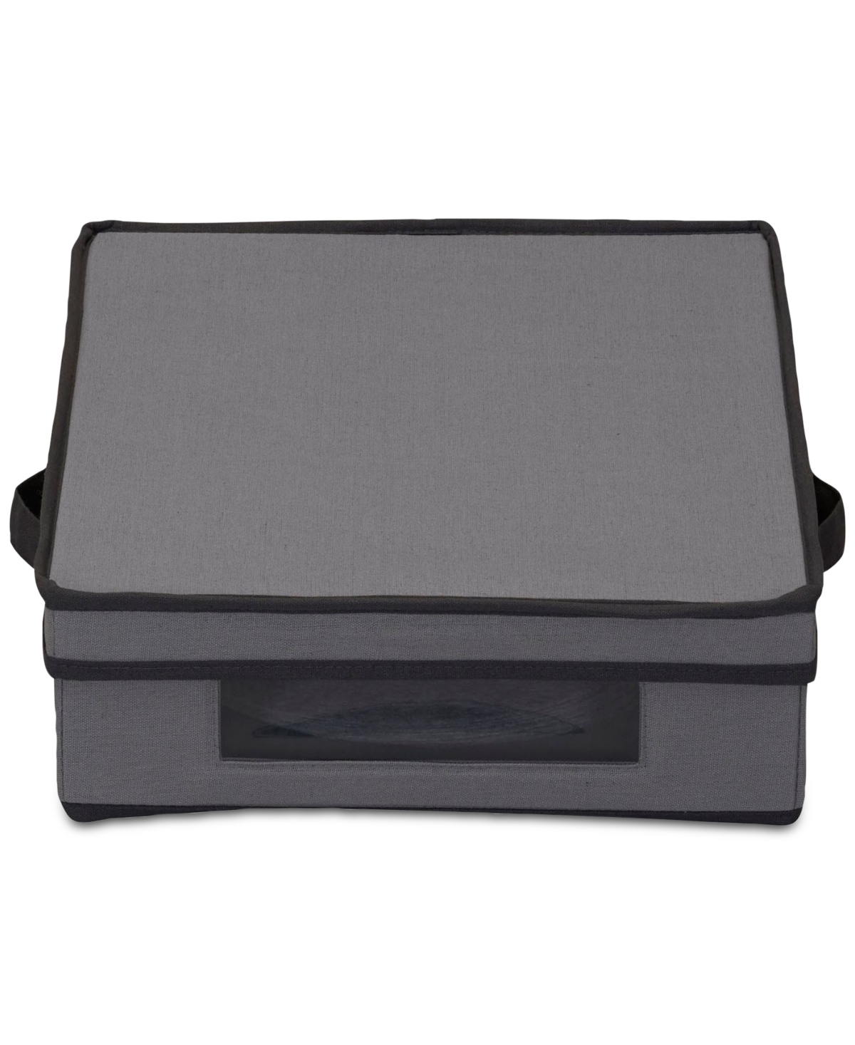 Household Essentials Charger Plate Storage Box In Gray