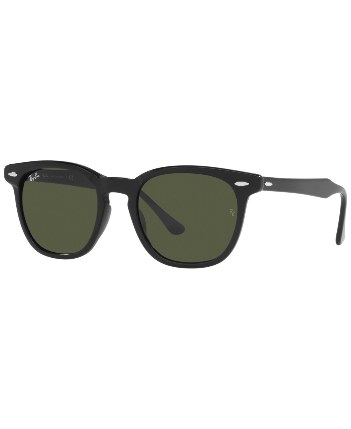 Shop Ray Ban Unisex Low Bridge Fit Sunglasses, Hawkeye 54 In Black