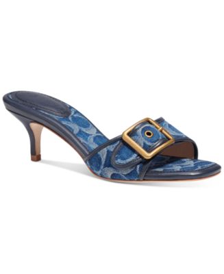 Coach kitten heel store sandals