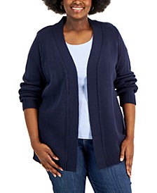Plus Size Cardigan Sweater, Created for Macy's