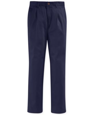 Nautica Boys' Slim Pleated Uniform Pants - Macy's