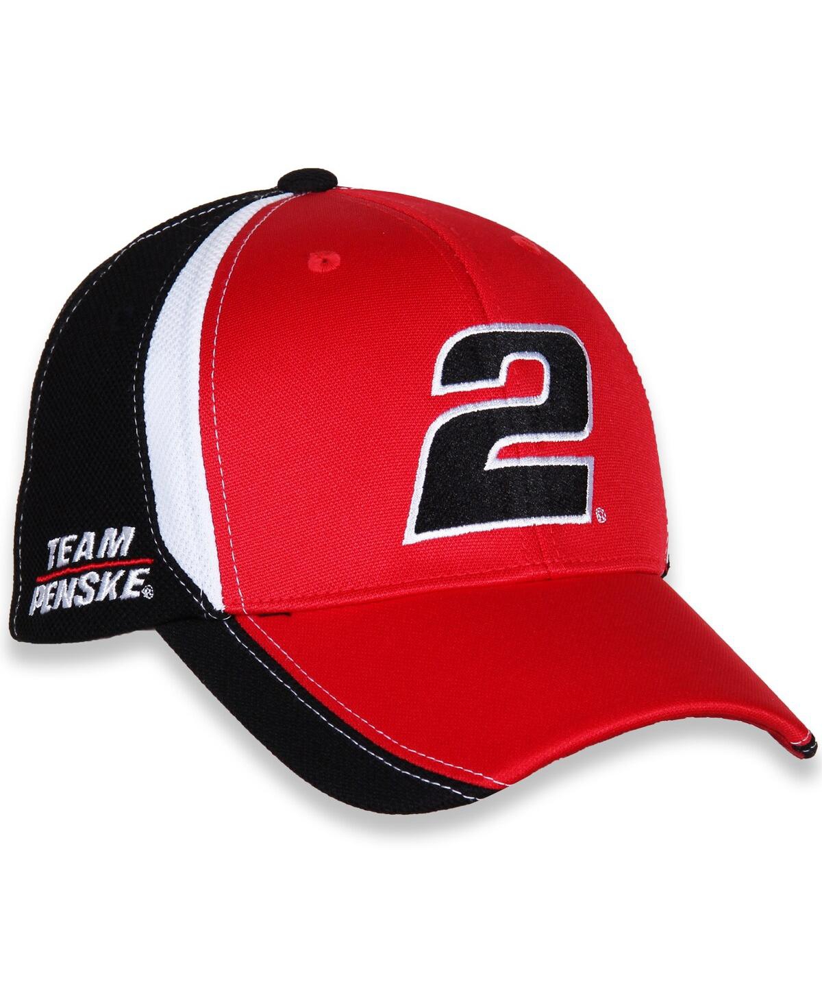 Men's Team Penske Black Austin Cindric Discount Tire Number Performance Adjustable Hat - Black
