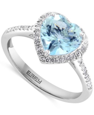 Heart Ring in 14k White Gold 
