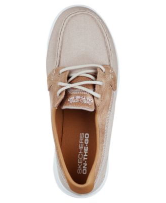 Skechers Women's Go Walk Lite- Coral Boat Shoes from Finish Line