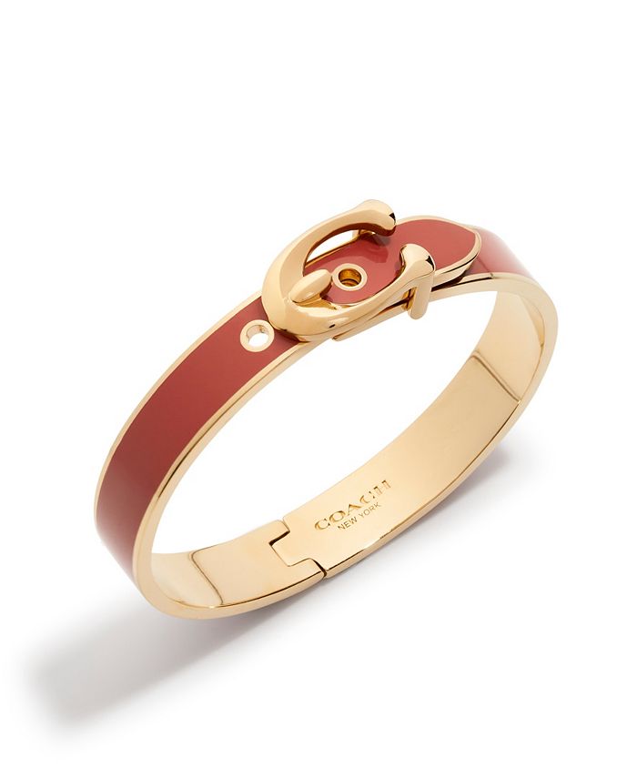 COACH Signature C Buckle Bangle Bracelet Macy's