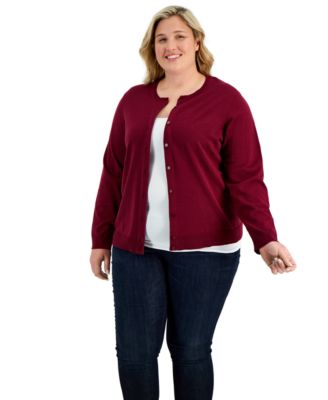 Karen Scott - Plus Size Cardigan