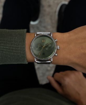 MVMT Men's Blacktop Stainless Steel Bracelet Watch 47mm Macy's