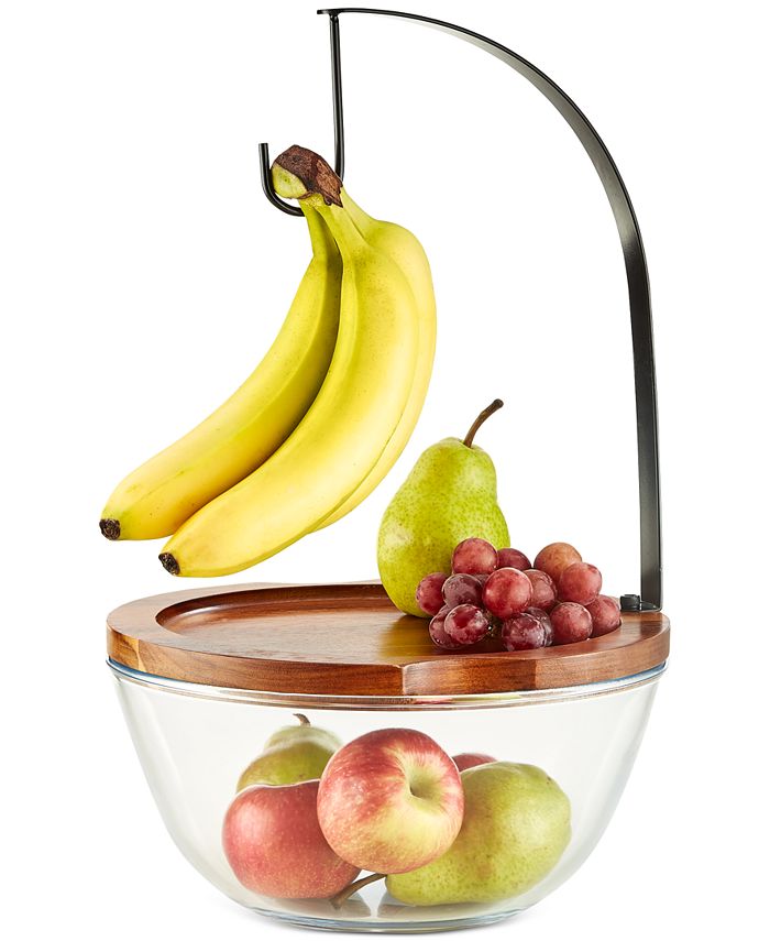 Just Ripe Fruit Bowl, Banana Hanger, Fresh Fruit