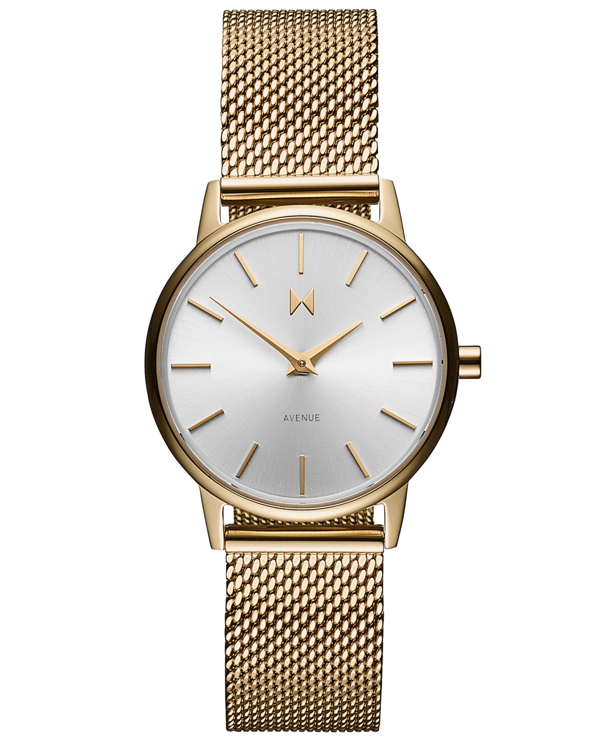 Women's Avenue Gold-Tone Mesh Bracelet Watch 28mm - Gold-Tone