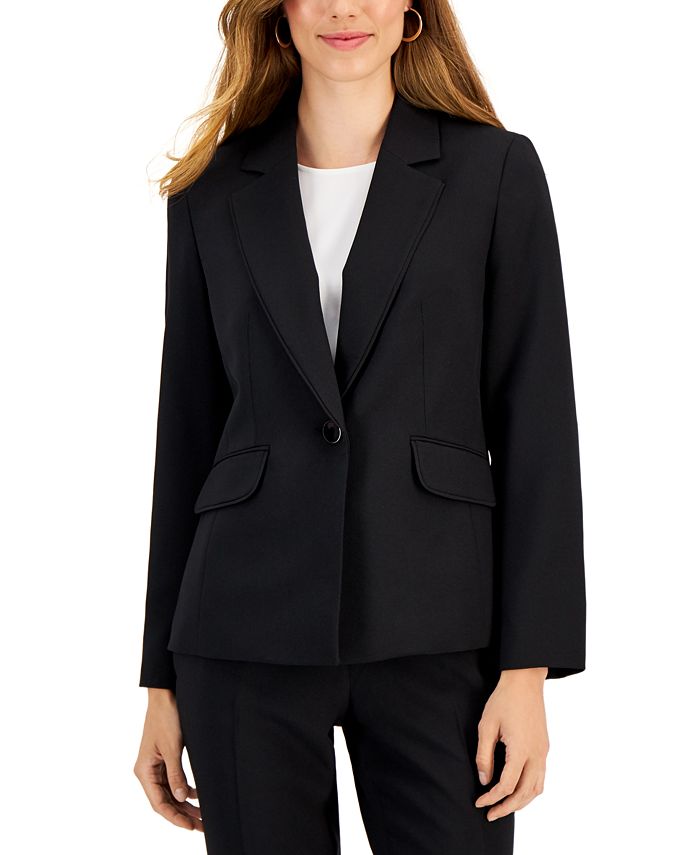 Le Suit Women's Seamed Blazer Pantsuit, Regular & Petite Sizes - Macy's