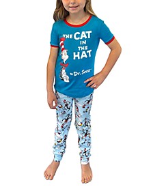 Dr. Seuss Kids Mommy & Me Cat In The Hat Pajama Set 