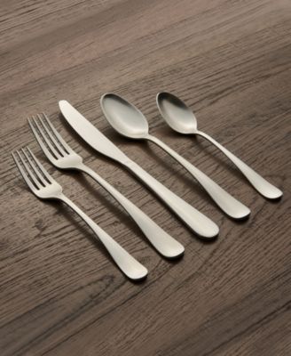 Rhiannon Satin 20 Piece Flatware Set, Service for 4