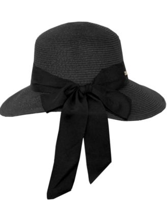 Women's Brimmed Beach Sun Straw Hat