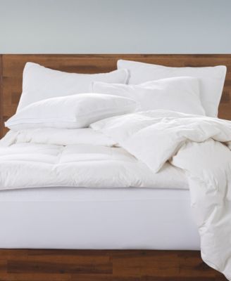 Ella Jayne Gussetted Soft Plush Down Alternative Stomach Sleeper Pillow Set Of 4 In White