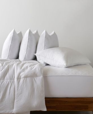 Overstuffed Plush Allergy Resistant Gel Filled Side/Back Sleeper Pillow - Set of Four - Queen
