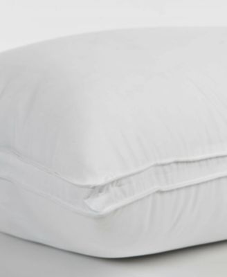 Plush Allergy Resistant Medium Down Like Fiber Filled 4-Pack Pillow, Queen