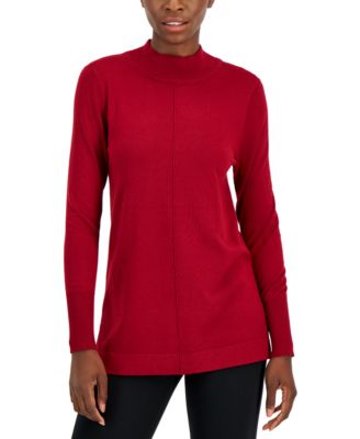 Alfani Women's Seam-Front Mock Neck 