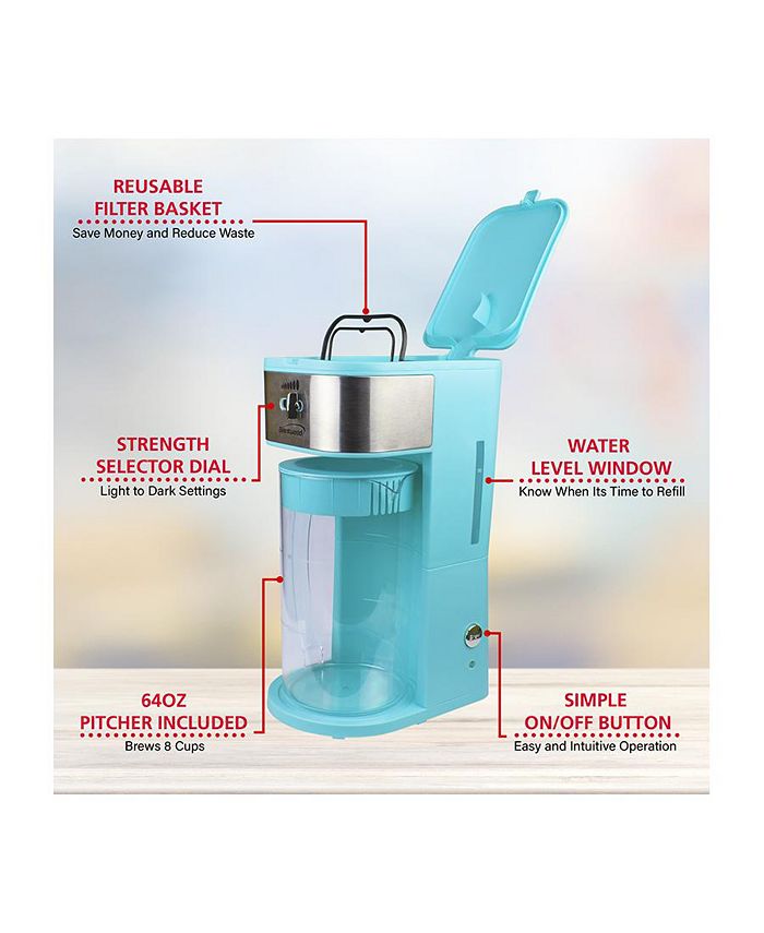 Brentwood Appliances Iced Tea and Coffee Maker with 64oz Pitcher Macy's