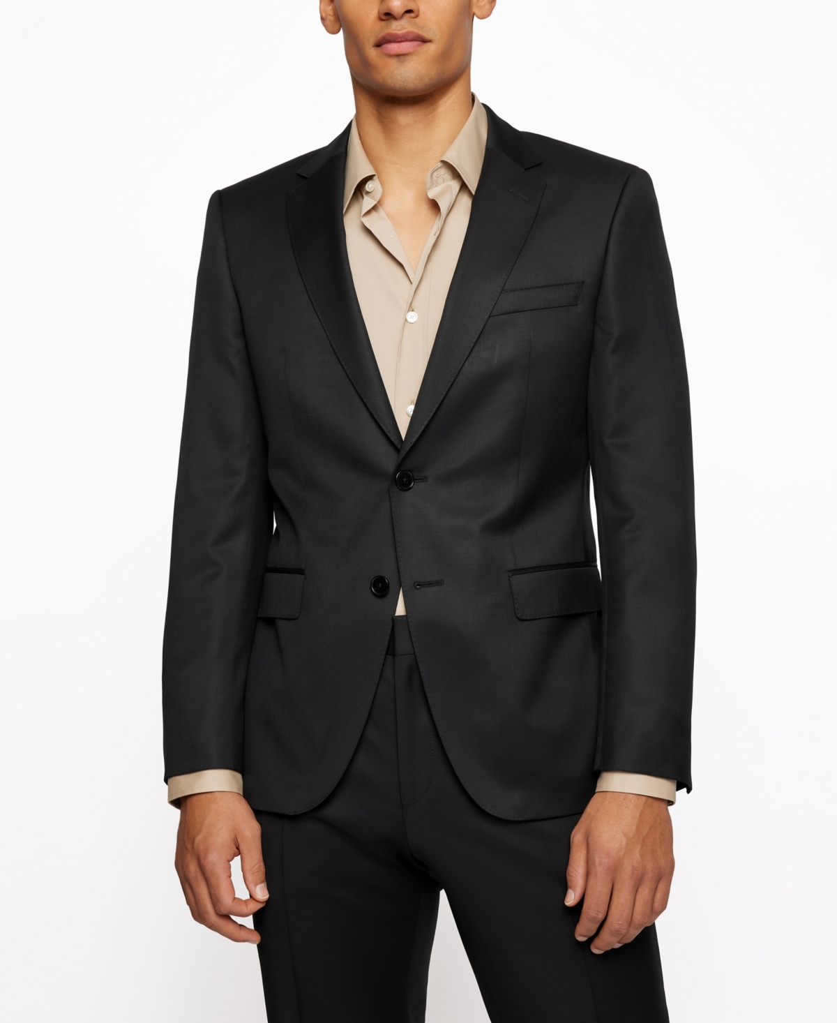 Hugo Boss Boss Men's Single-breasted Jacket In Black
