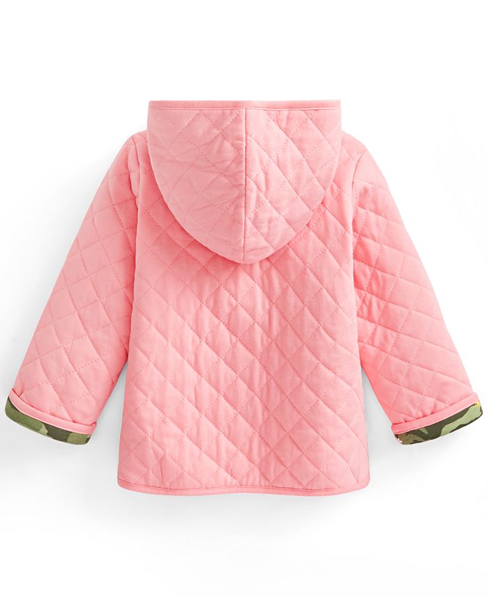 First Impressions Toddler Girls Reversible Quilted Jacket, Created for Macy's Macy's