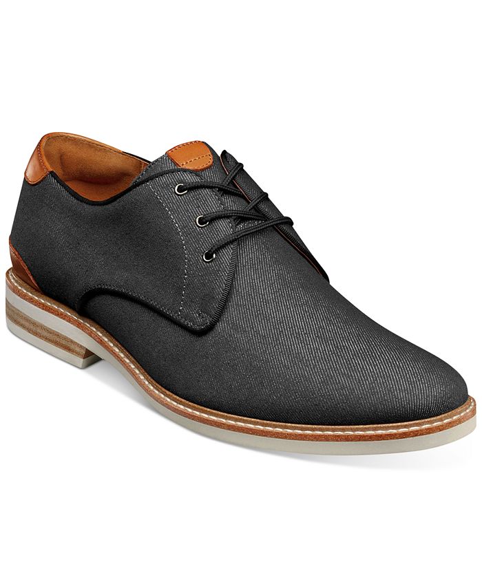 Florsheim Black Noble Mens Leather Lace Dress Casual Business Trendy Oxford Shoe 