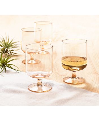 Mfacoy Drinking Glasses Set of 8-4 Tall Glass Cups 18 oz & 4 Short Stemless  Wine Glasses 13 oz, High…See more Mfacoy Drinking Glasses Set of 8-4 Tall