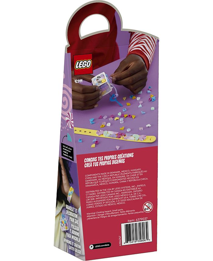 LEGO® Dots Candy Kitty Bracelet and Bag Tag DIY Craft Kit Bundle, 188