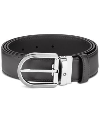 Horseshoe Leather Belt