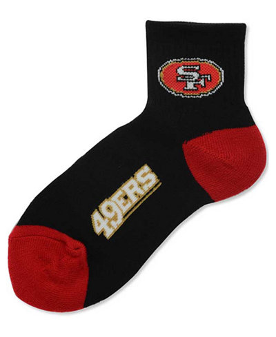 For Bare Feet San Francisco 49ers Ankle TC 501 Medium Socks