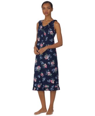 lauren ralph lauren sleeveless nightgown