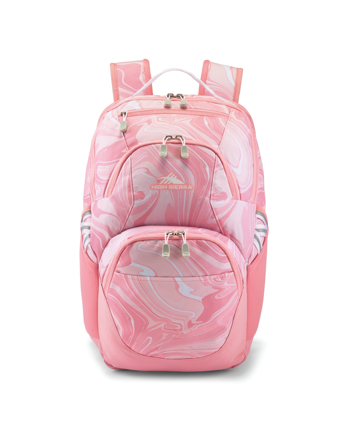 High Sierra Swoop Sg Backpack In Pink Marble,bubblegum