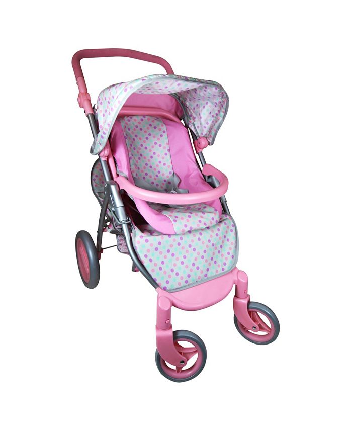 Lissi Dolls Lissi Twin Baby Doll Stroller with Car Seat and Accessories