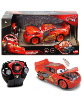 Cars Jada Toys 1-24 Scale Disney Pixar Lightning McQueen Crash Car Radio Controlled Toy Car Remote Control
