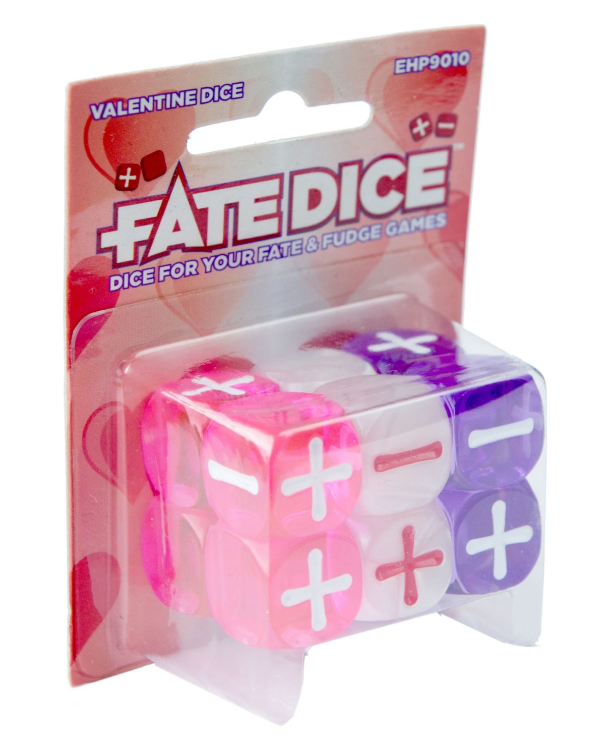 Evil Hat Productions Babies' Fate Dice Valentine Dice Set, 12 Pieces In Multi