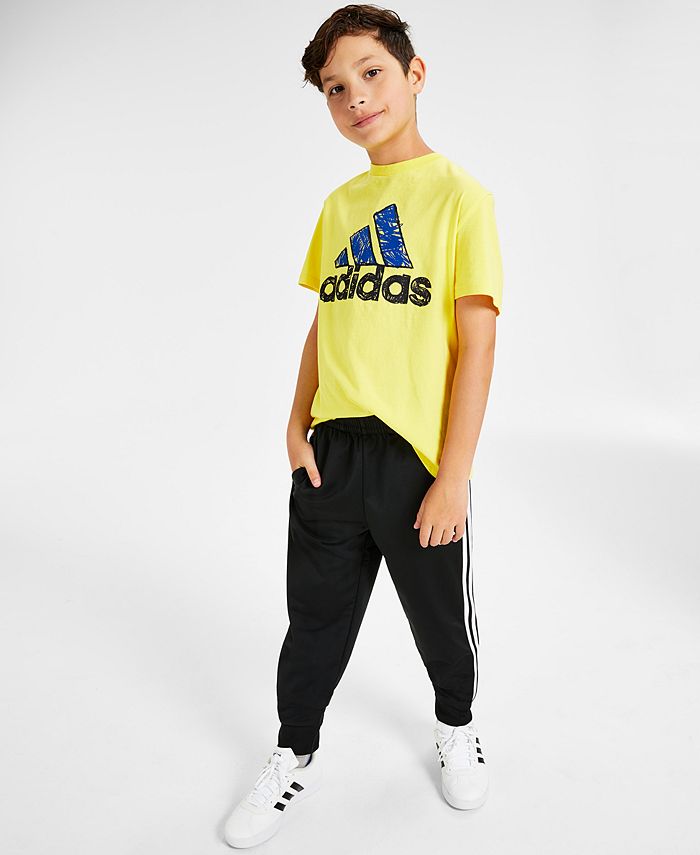 adidas Big Boys Iconic Tricot Joggers - Macy's