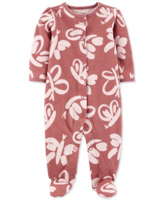 Carter's - Baby Girls Pear Snap-Up Cotton Coverall