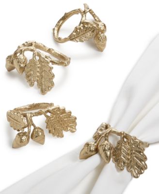 Martha Stewart Collection - Harvest Napkin Rings, Set of 4