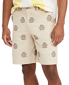 Men's TH Flex Embroidered Crest Oversized Shorts 