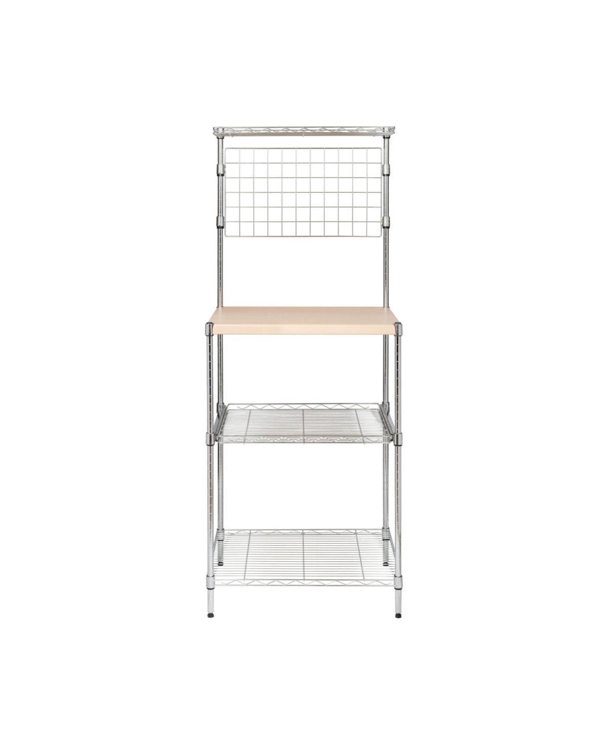 Shop Honey Can Do Microwave Shelving Unit With Shelves In Chrome